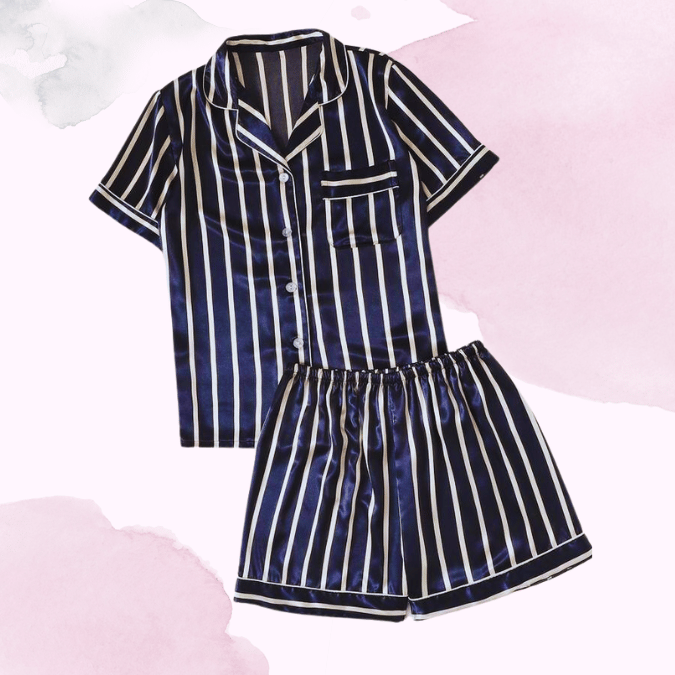 Piyama Lucu Khaki/Black